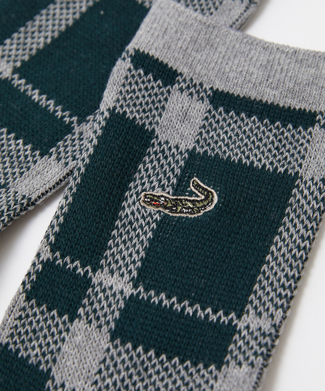 チェック柄 ソックス