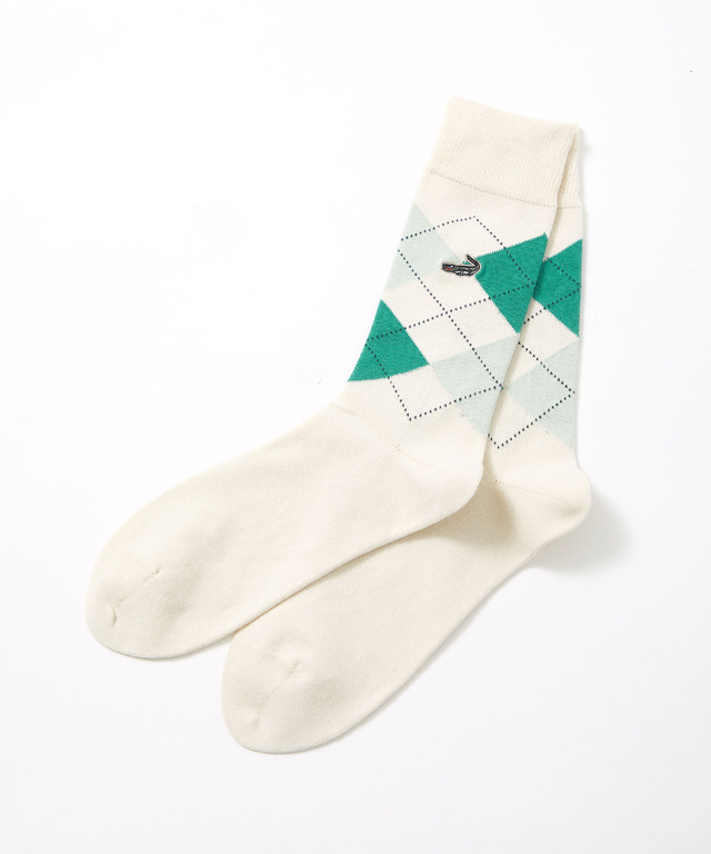 アーガイル柄 ソックス