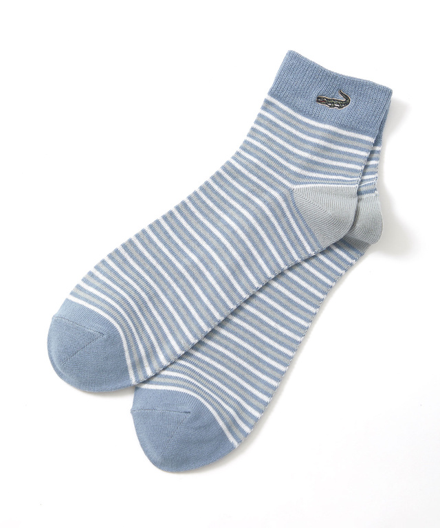 グラデーションボーダー ショート丈 ソックス