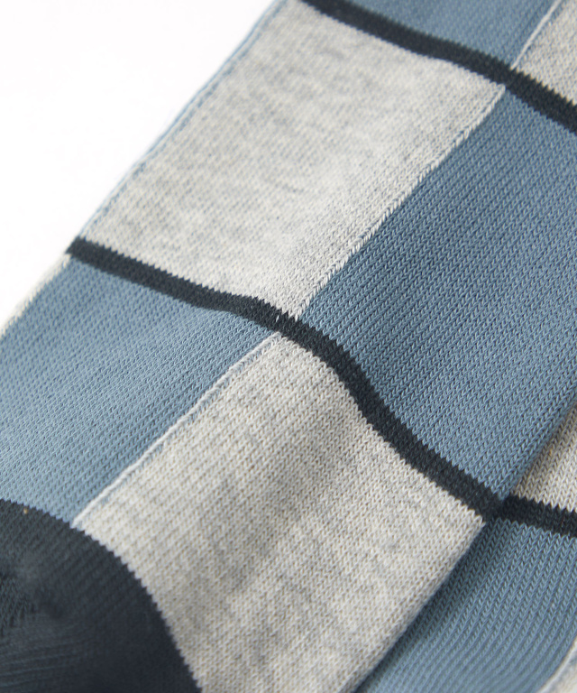 カラーブロック ショート丈 ソックス