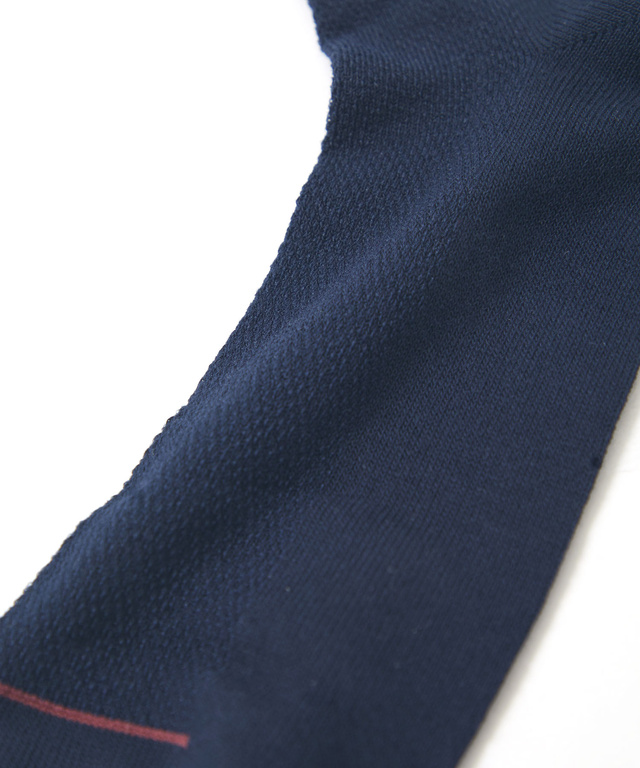 ボーダー メッシュ切り替え ショート丈ソックス