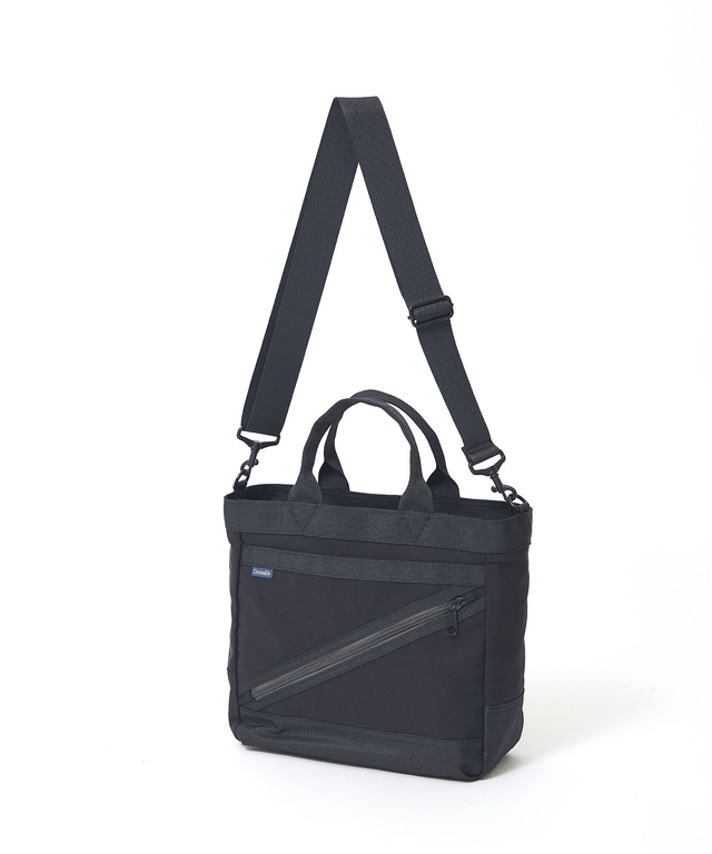 ナイロン ジップデザイン トートバッグ