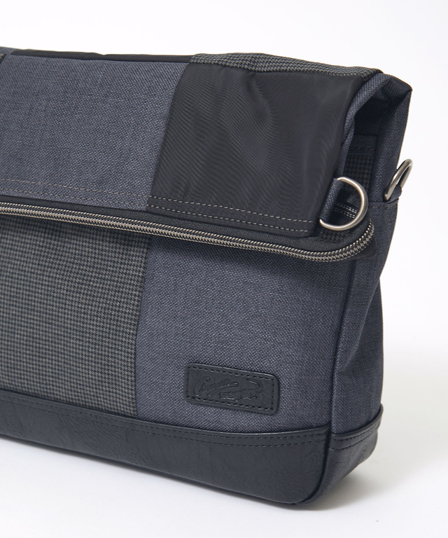 パッチワーク 配色 2WAY ショルダーバッグ