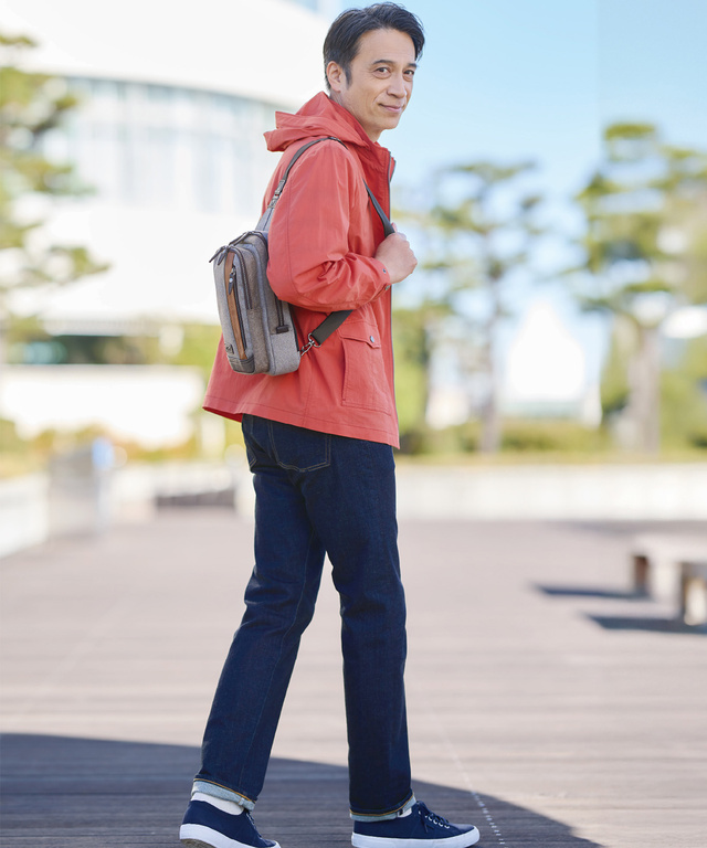 バイカラー ボディ バッグ