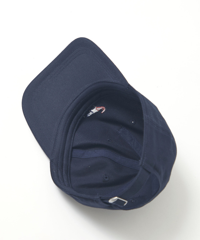 トリコロール ロゴ刺繍 キャップ