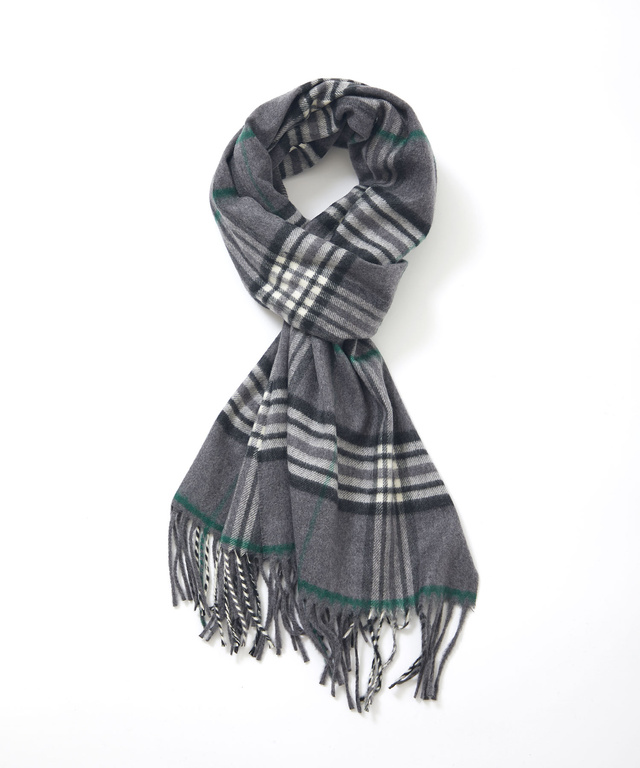 ソフトタッチ チェック柄 マフラー