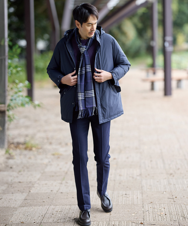 ソフトタッチ チェック柄 マフラー