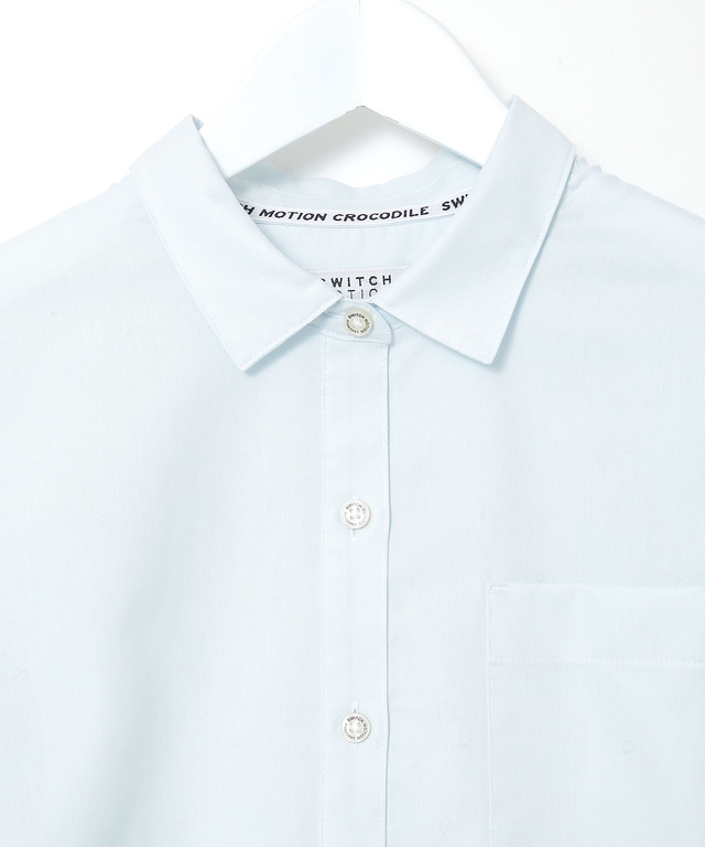 ノンアイロン コットン 無地 ブラウス【シワになりにくい】