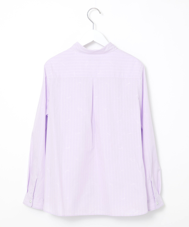 ワニ ドビー ジャカード ブラウス