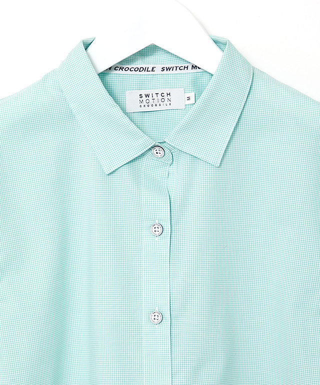 ノンアイロン コットン 7分袖 ブラウス【シワになりにくい】