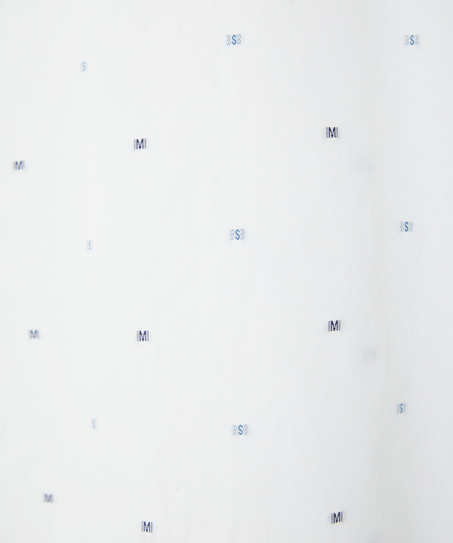 ロゴ ジャカードドビー ブラウス