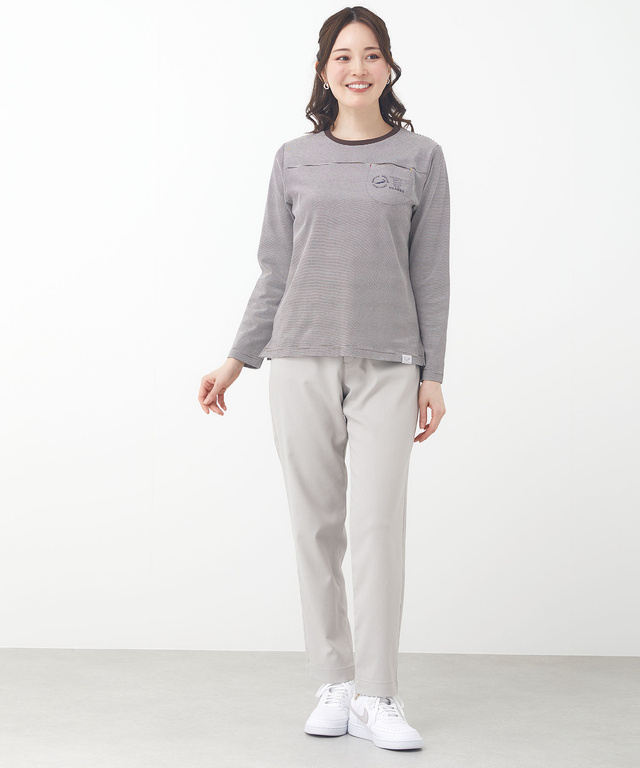 クルーネック ポケット カットソー【ウガンダオーガニックコットン】