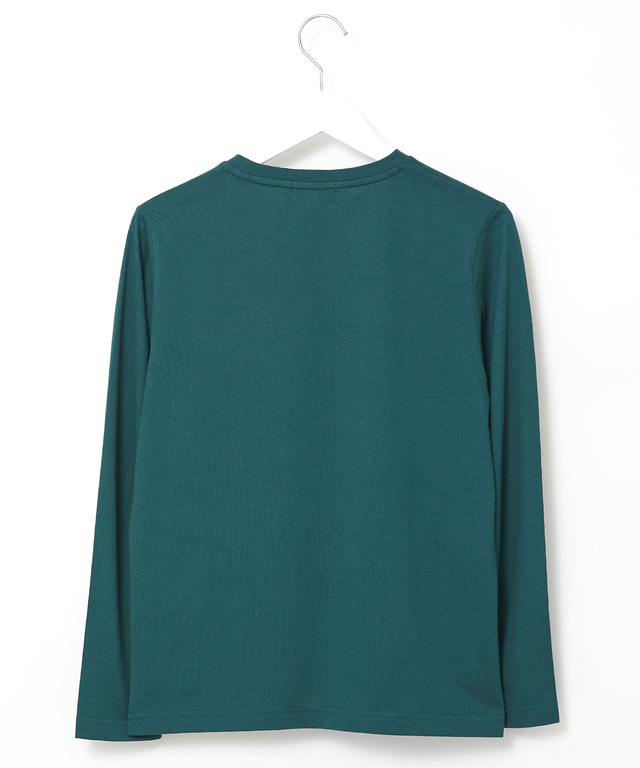 クルーネック ポケット カットソー【ウガンダオーガニックコットン】