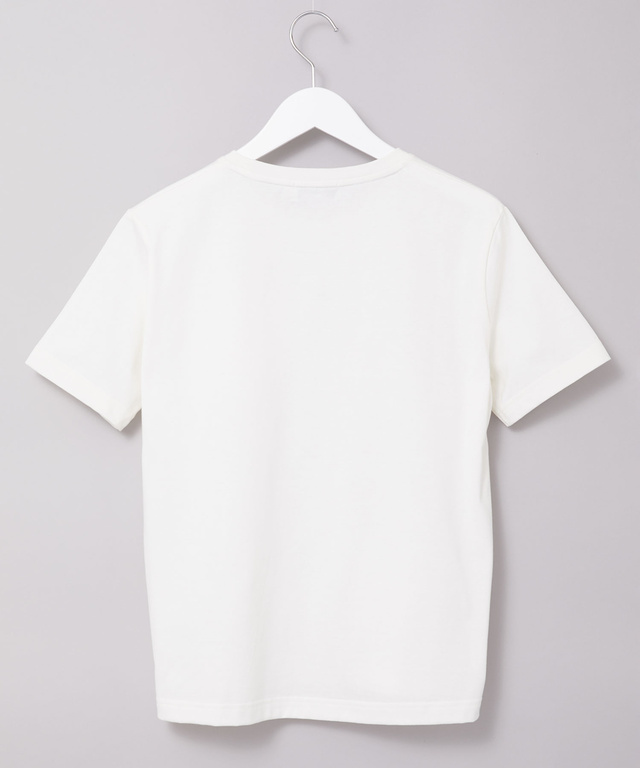 クルーネック プリント Tシャツ【ウガンダオーガニックコットン】