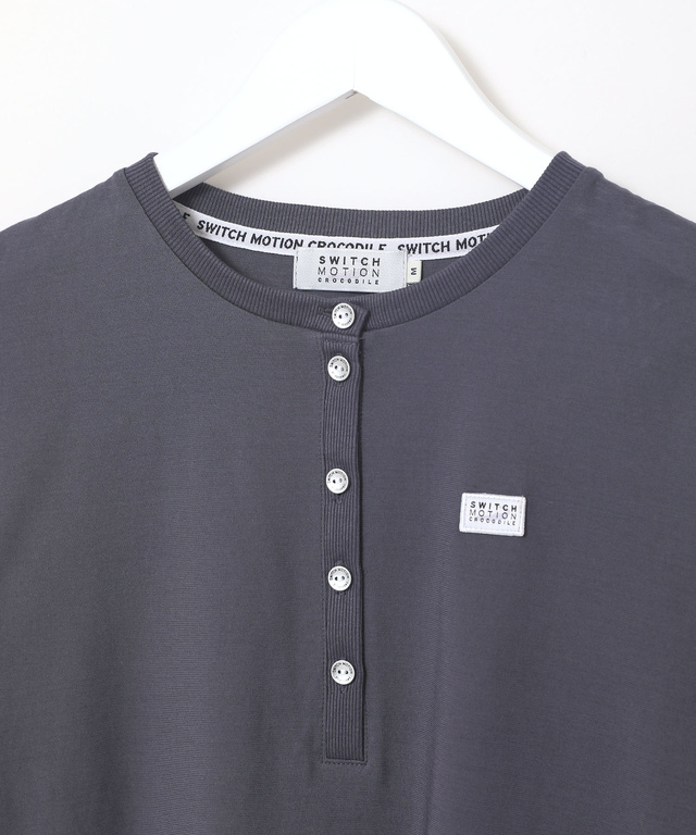 ヘンリーネック 七分袖 Tシャツ