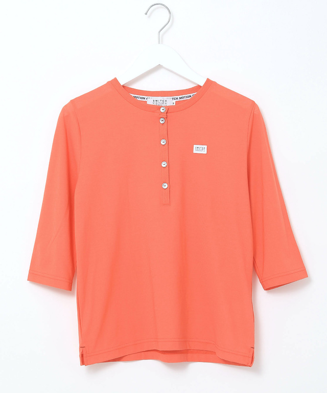 ヘンリーネック 七分袖 Tシャツ