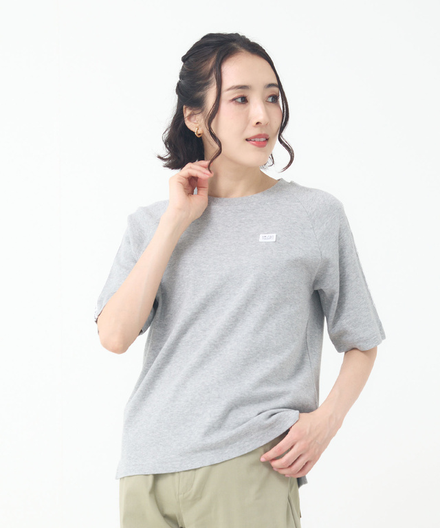 ラグランスリーブ カットソー【接触冷感】