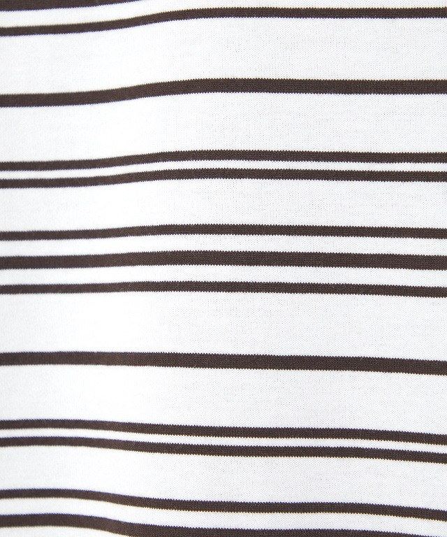 パネルボーダー サイドスリット カットソー