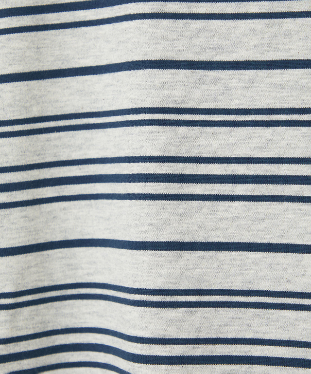 パネルボーダー サイドスリット カットソー