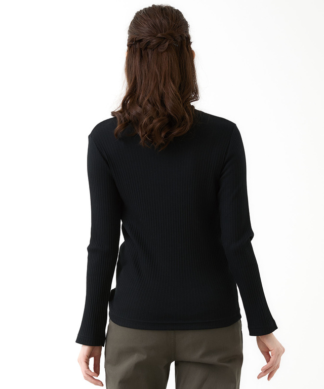 メロー ハイネック カットソー