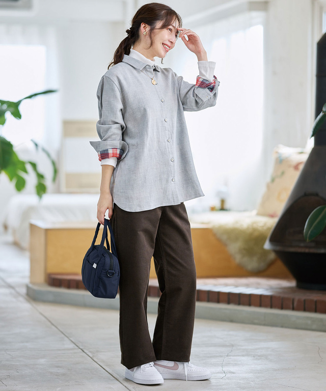 メロー ハイネック カットソー