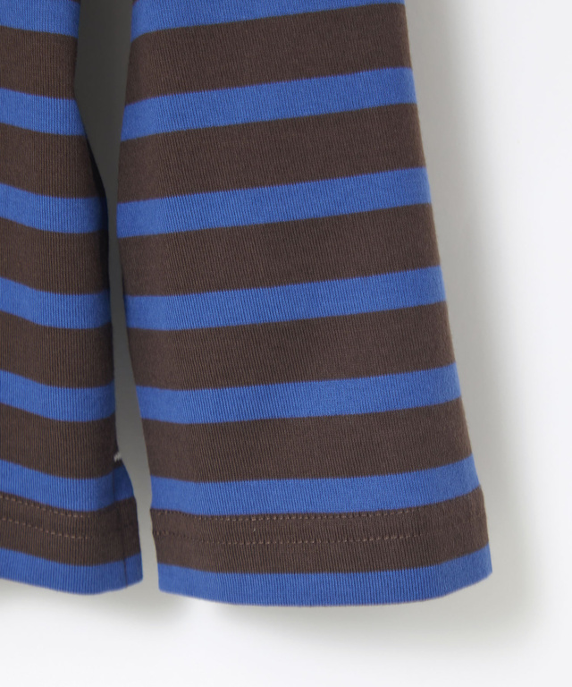 天竺 ボーダー柄 カットソー