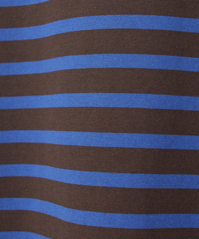 天竺 ボーダー柄 カットソー