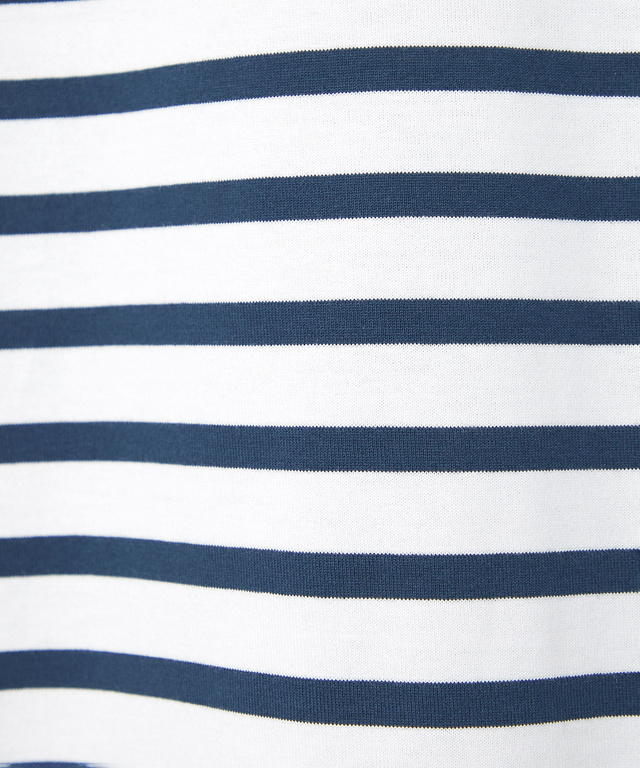 天竺 ボーダー柄 カットソー