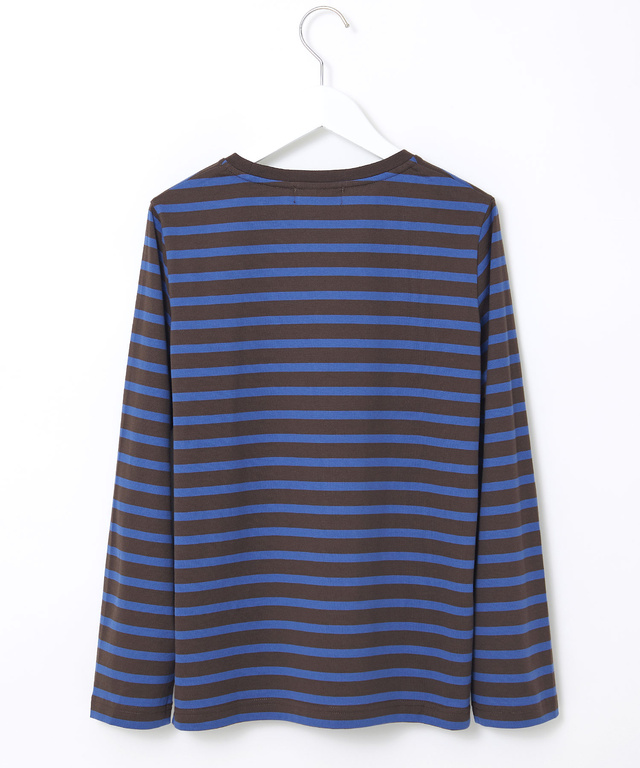 天竺 ボーダー柄 カットソー