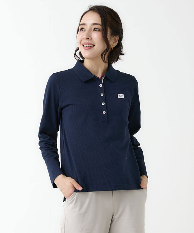 ピケ 配色デザイン ポロシャツ