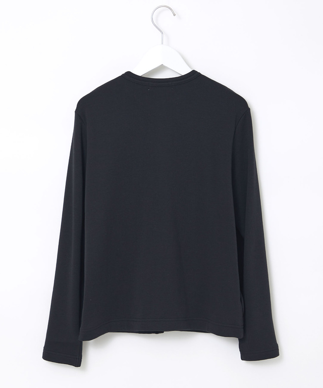 裏起毛 スナップボタン カーディガン