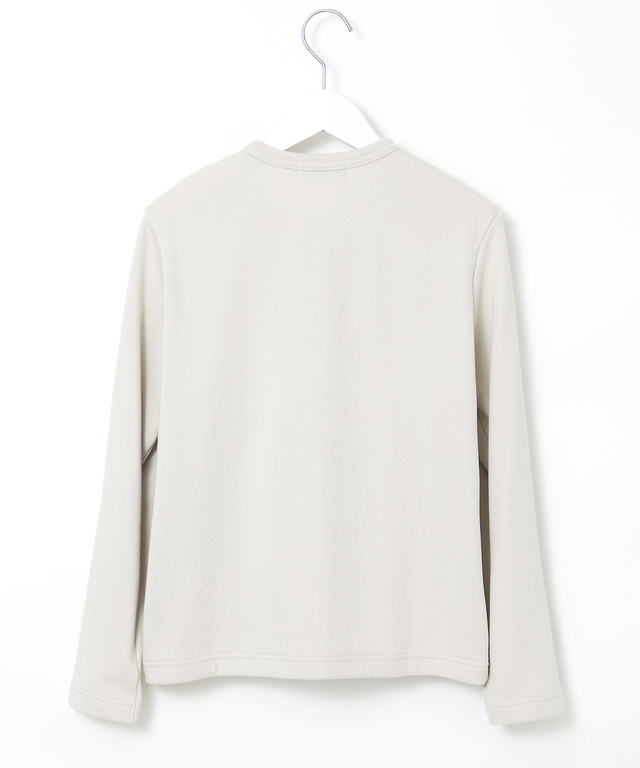 裏起毛 スナップボタン カーディガン