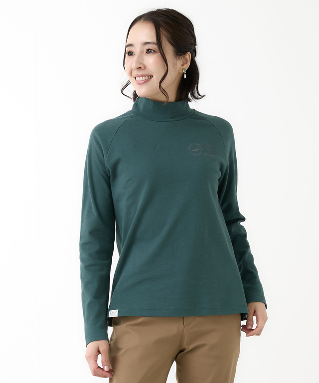 スムース ハイネック カットソー 【ウガンダ オーガニック コットン】