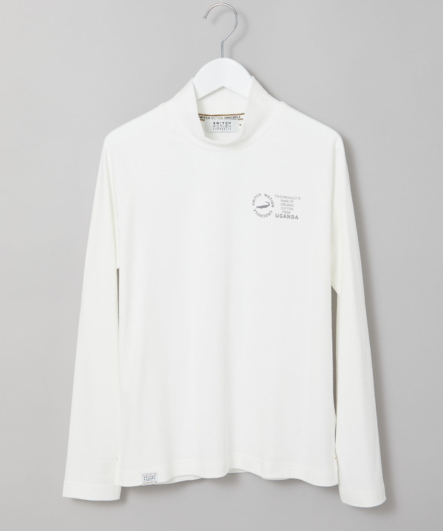 スムース ハイネック カットソー 【ウガンダ オーガニック コットン】