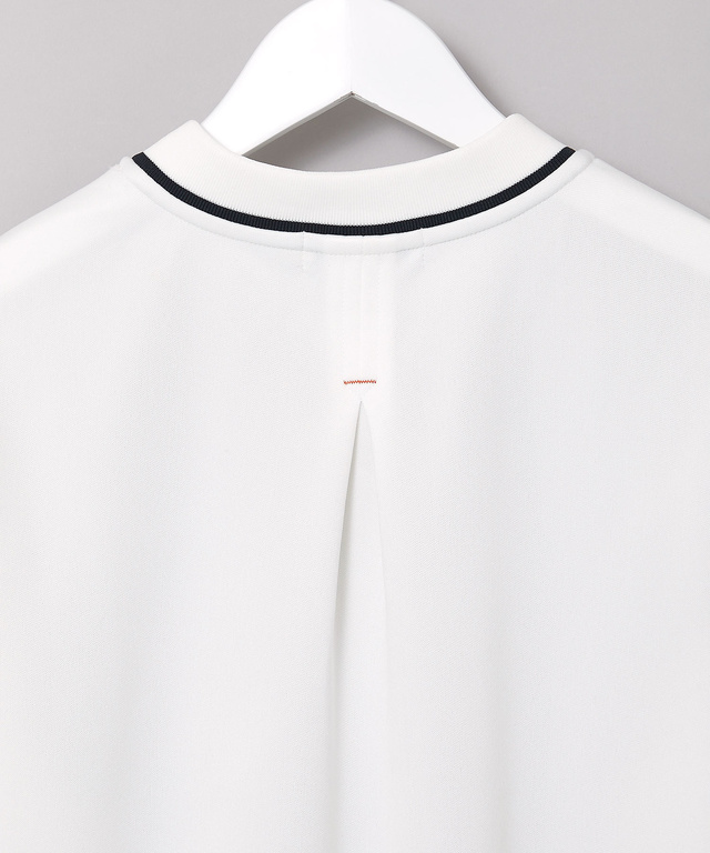 モノグラム スナップボタン ポロシャツ