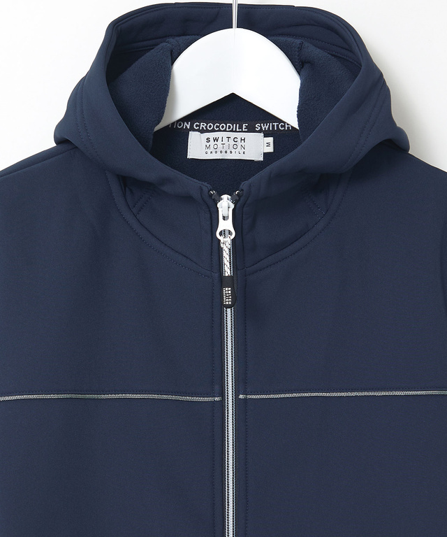 ジャージ素材 フルジップ パーカー