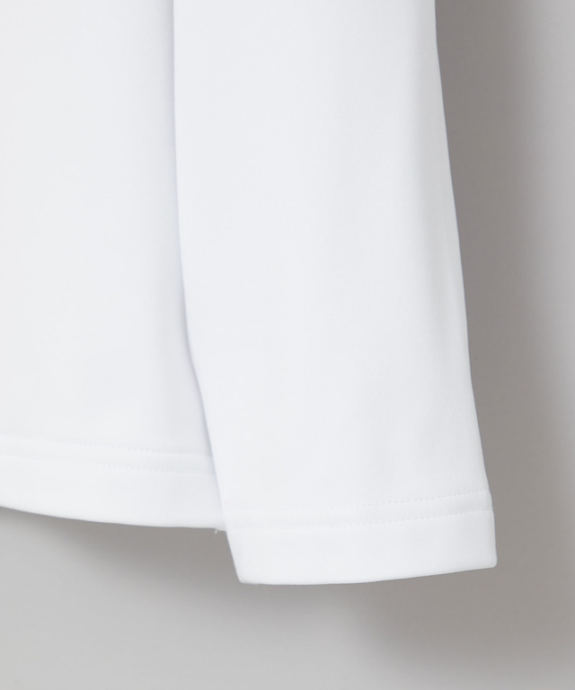 裏起毛 アーガイル ハイネックカットソー