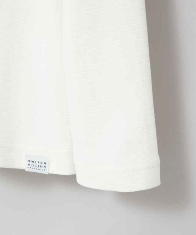 リブ タートルネック カットソー