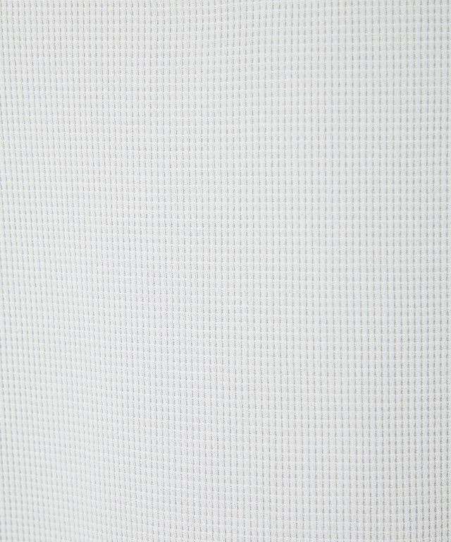 ワッフル生地 クルーネック カットソー