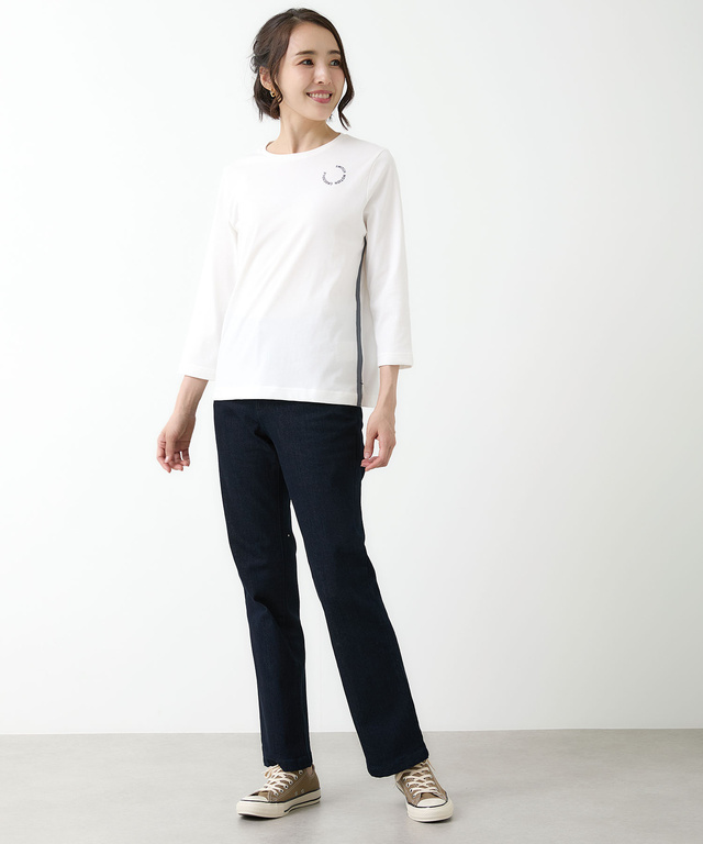 サークルロゴ クルーネック カットソー