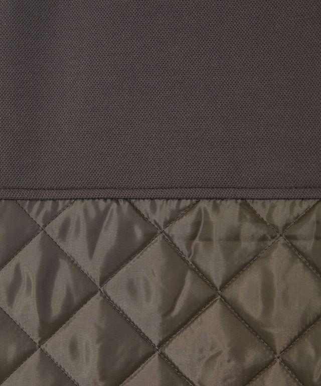 鹿の子 ドッキング キルトジャケット