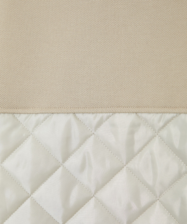 鹿の子 ドッキング キルトジャケット