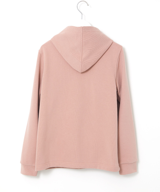 微起毛 裏毛 スナップボタン パーカー