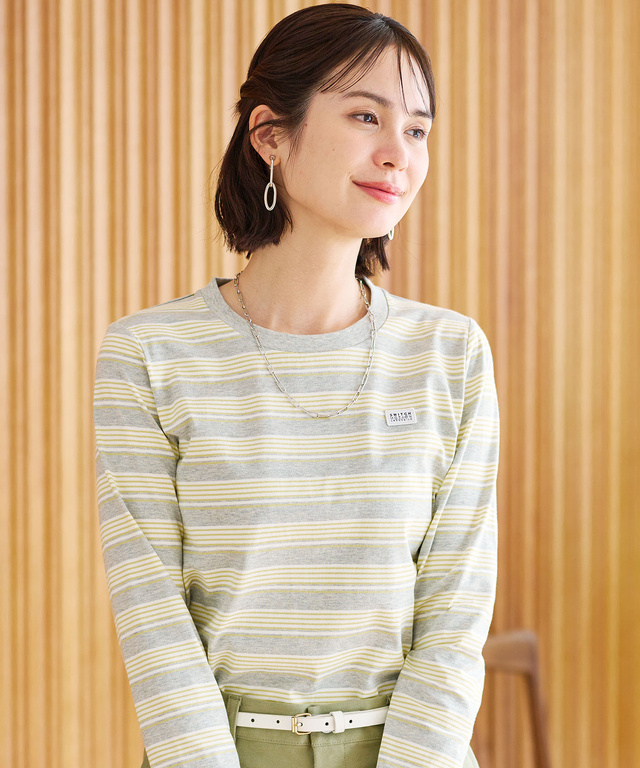 天竺 ボーダー Tシャツ