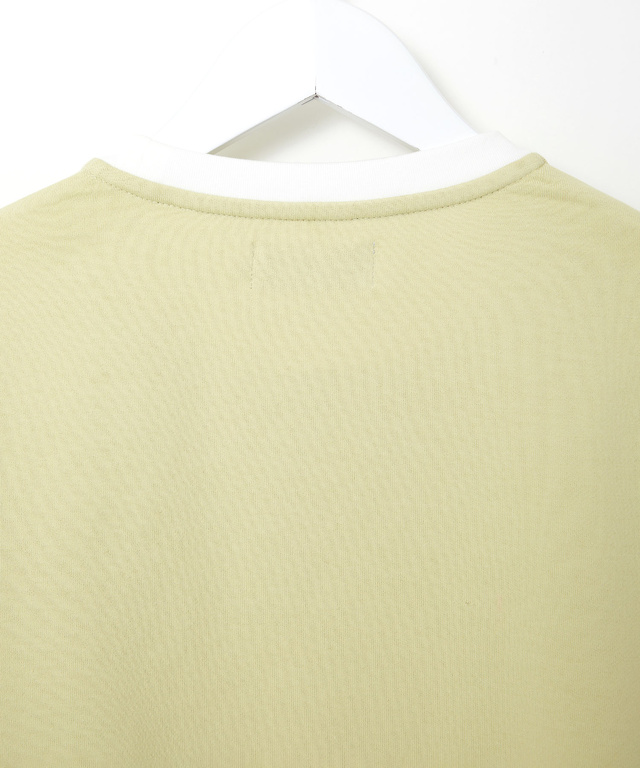 裏毛 ロゴプリント クルーネック カットソー
