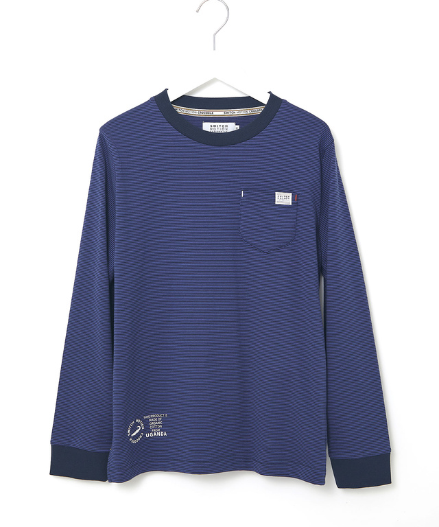 天竺 ポケット カットソー【ウガンダ オーガニック コットン】