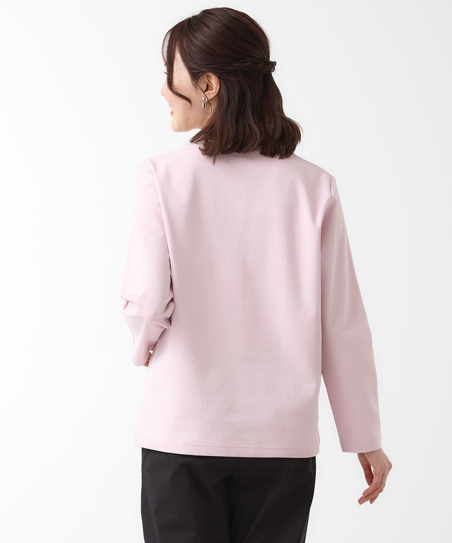 ストレッチポンチ レイヤード風 カットソー