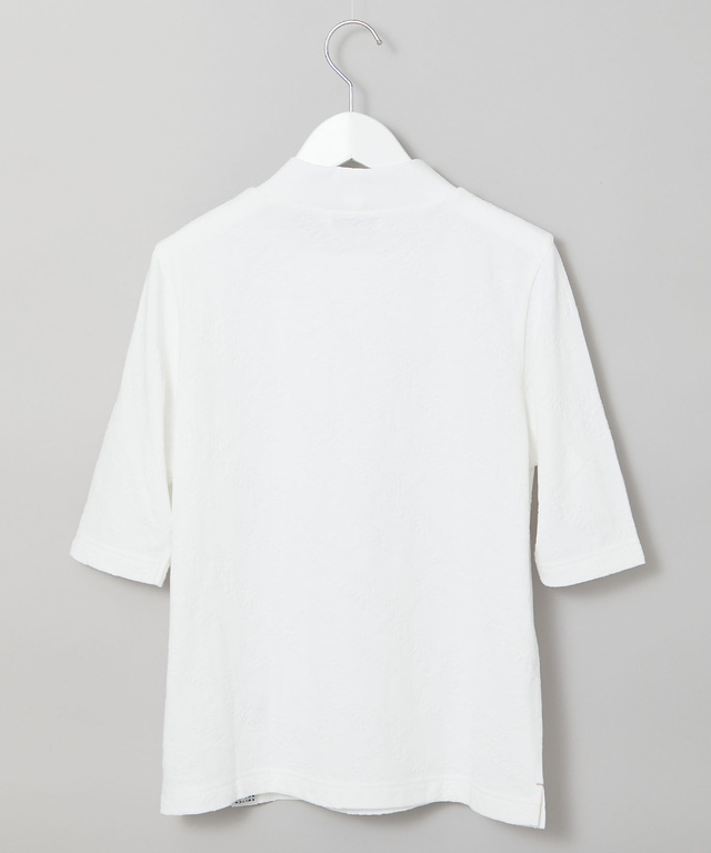 バイヤス ロゴ ジャカード カットソー