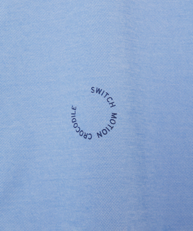 ダンガリー風 鹿の子 ポロシャツ