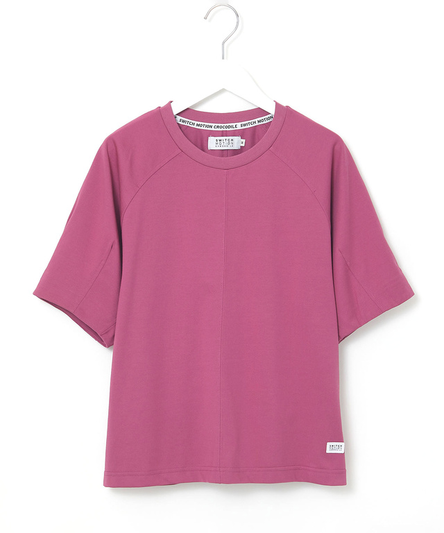 プレーティング天竺 パフスリーブ Tシャツ【接触冷感】